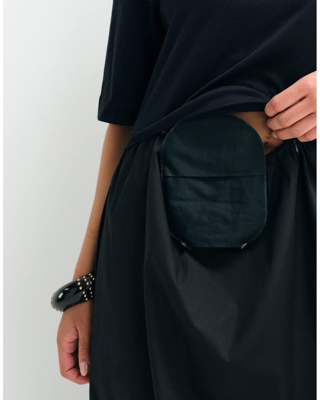ASOS Blue Asos Adaptive Jersey Hybrid T-shirt Midi Dress