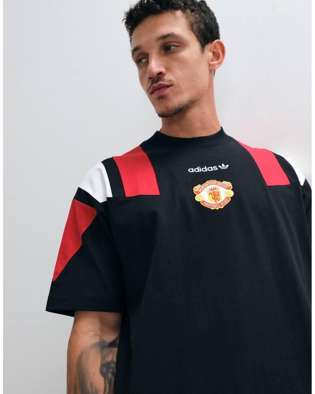Adidas Originals Blue Adidas Football Manchester United 26/27 Eqt Jersey for men