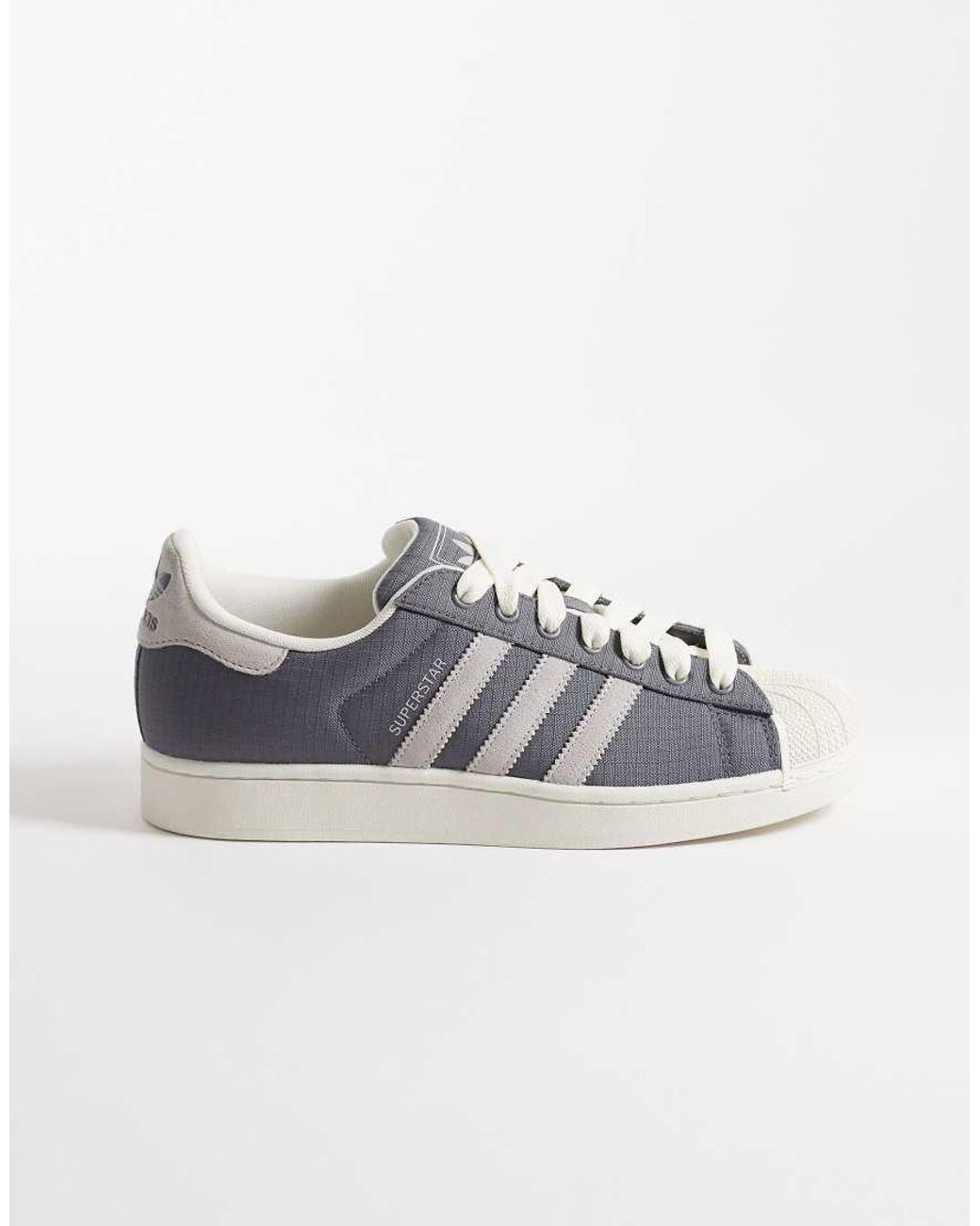 Adidas Originals Gray Superstar Ii Trainers