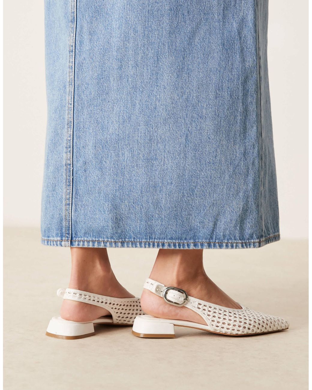 ASOS Blue Leonora Slingback Ballet