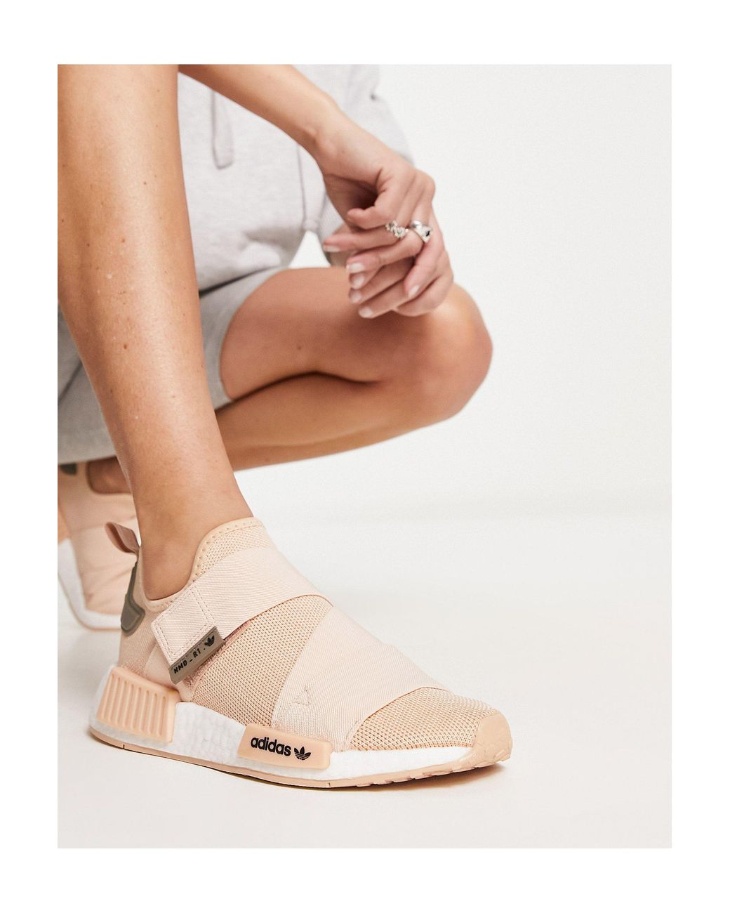 adidas Originals Strap Sneakers Pink | Lyst