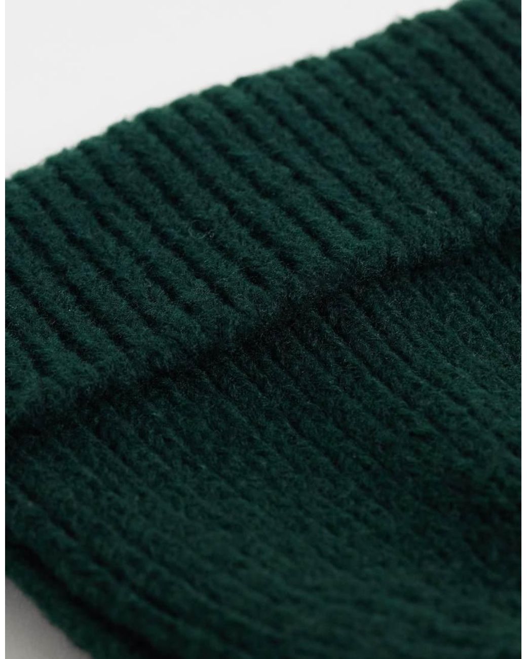 ASOS Beanie Van Geborsteld Breisel in het Green voor heren