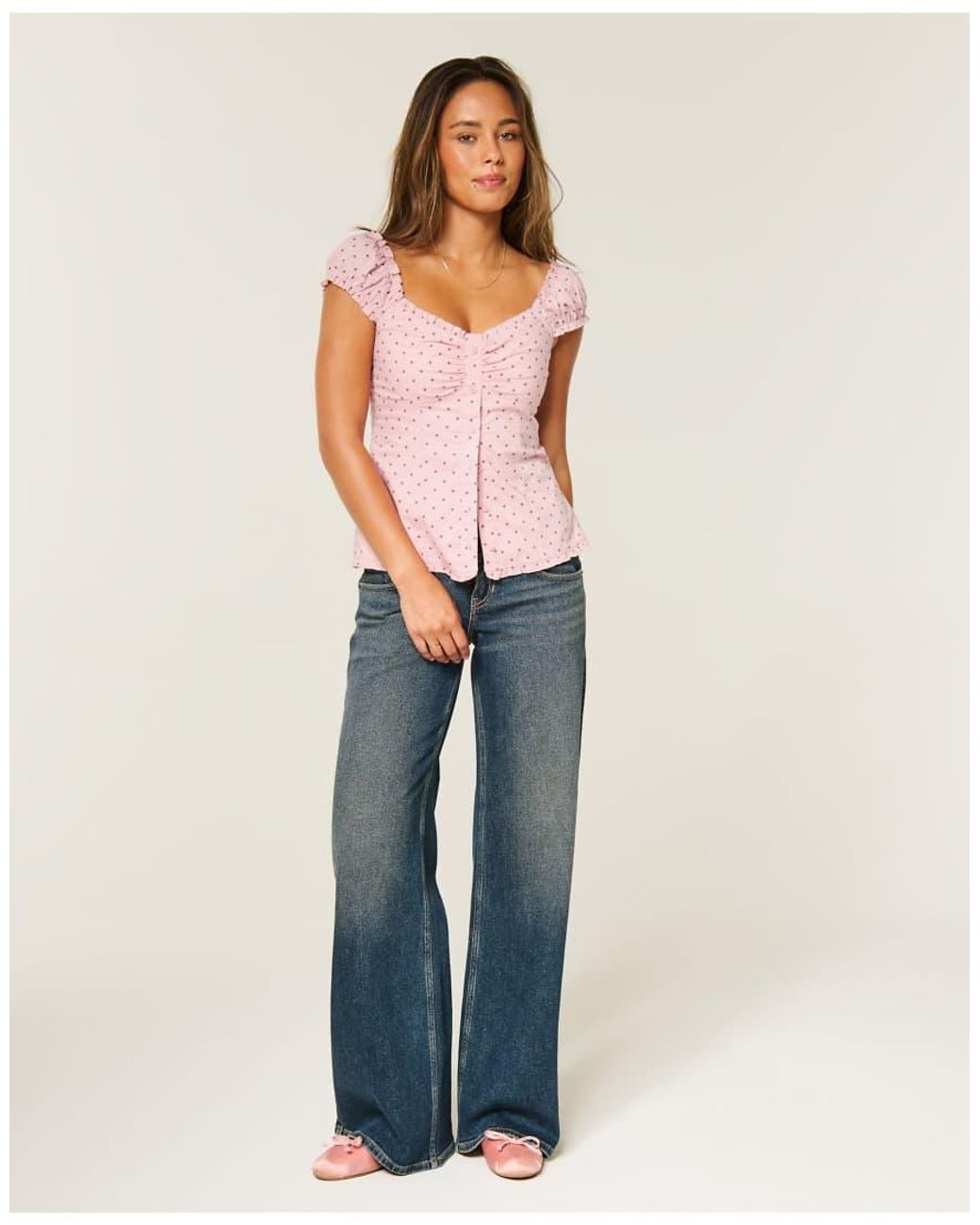 Hollister Pink Talia Top