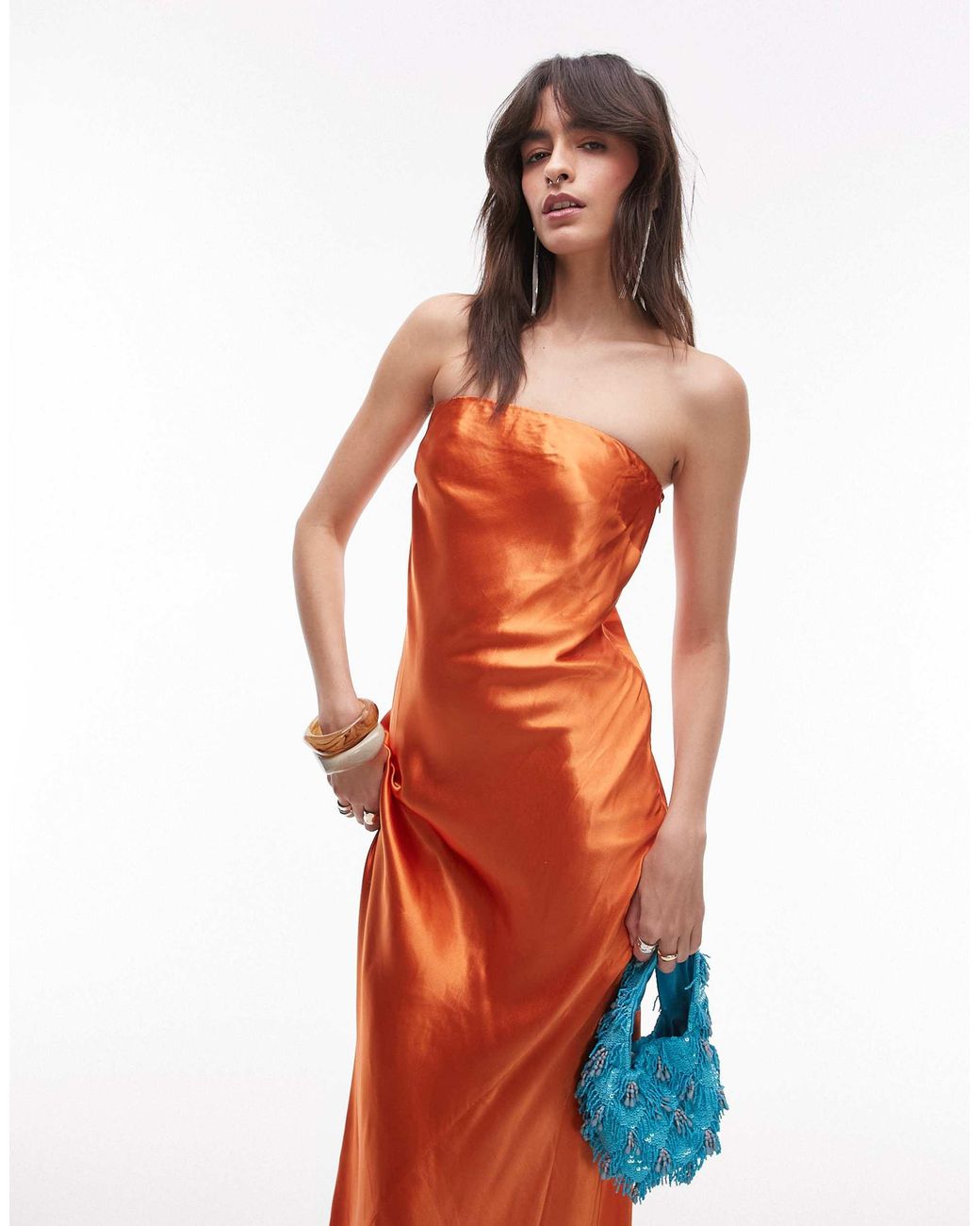 open lace back dress TOPSHOP Bloomsbury Midi Dress