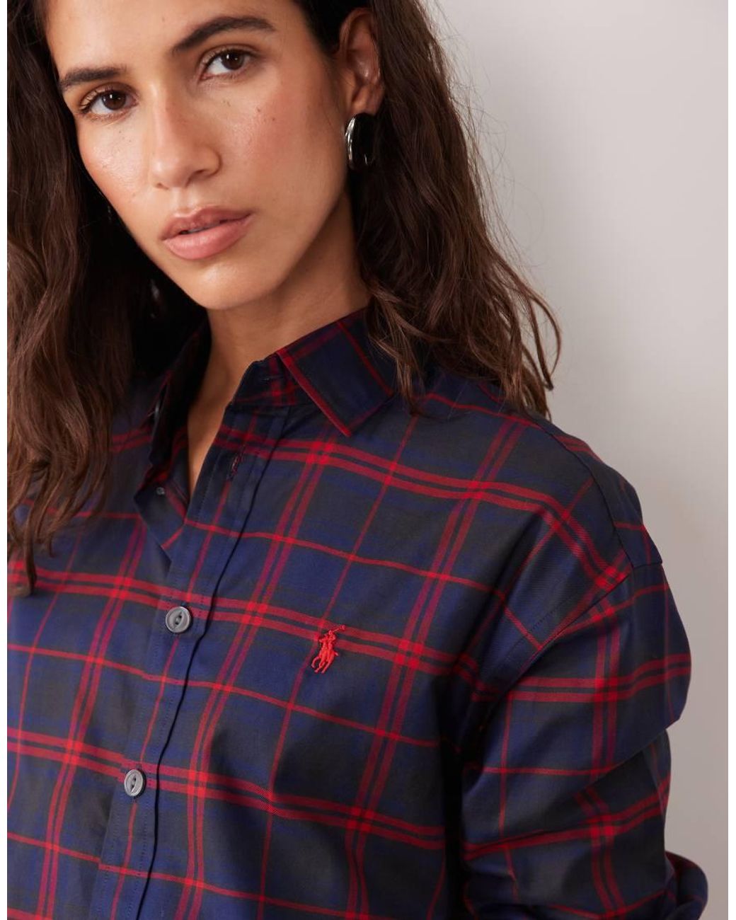 Polo Ralph Lauren Purple Tartan Shirt