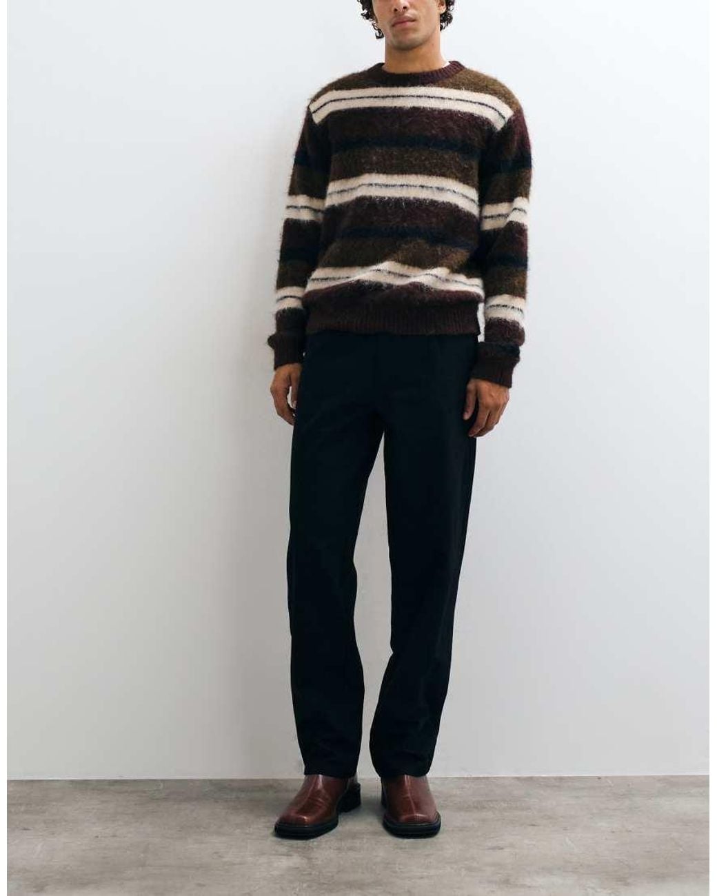 ASOS Black Straight Pant for men
