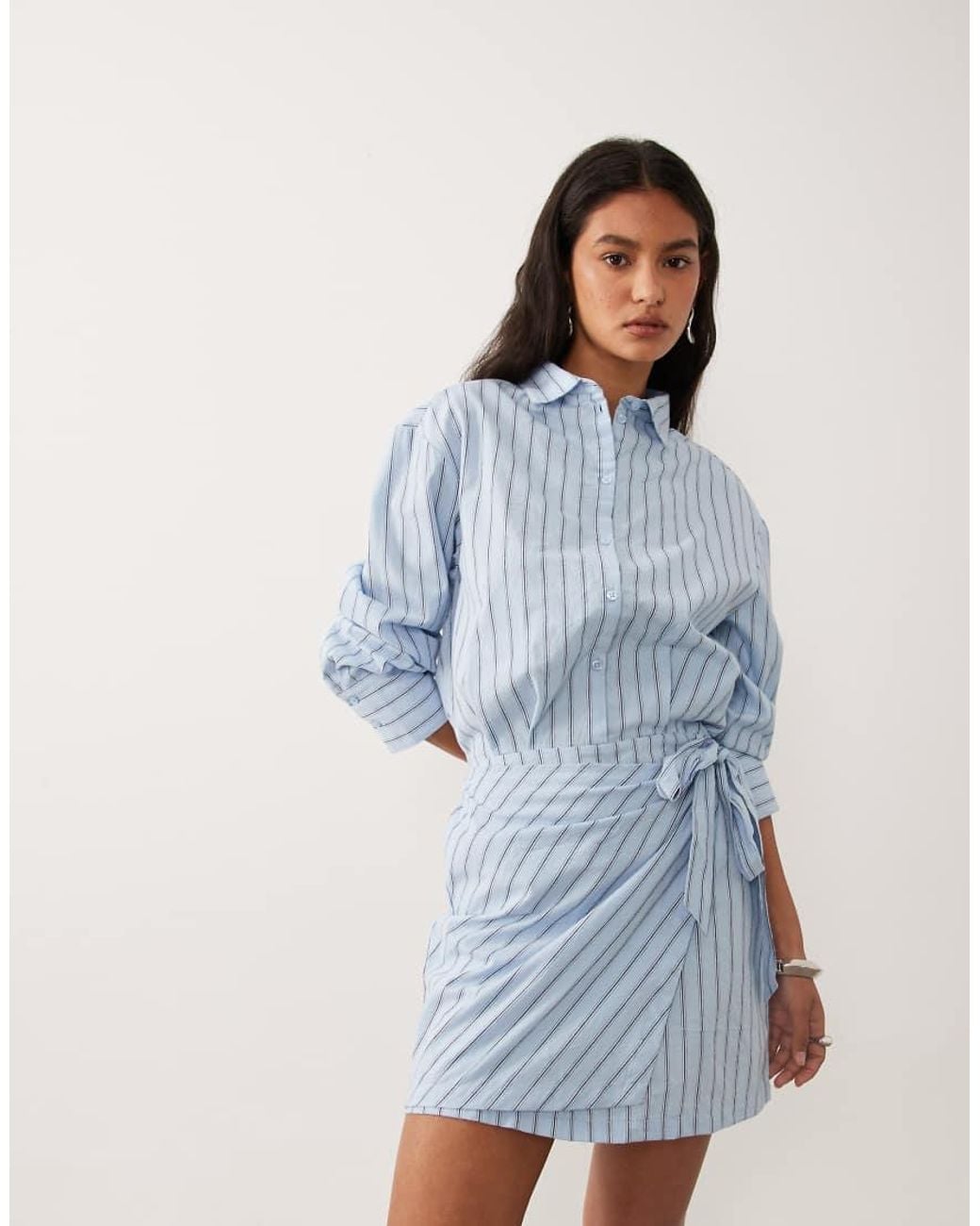 Cotton On Blue Shirt Mini Dress