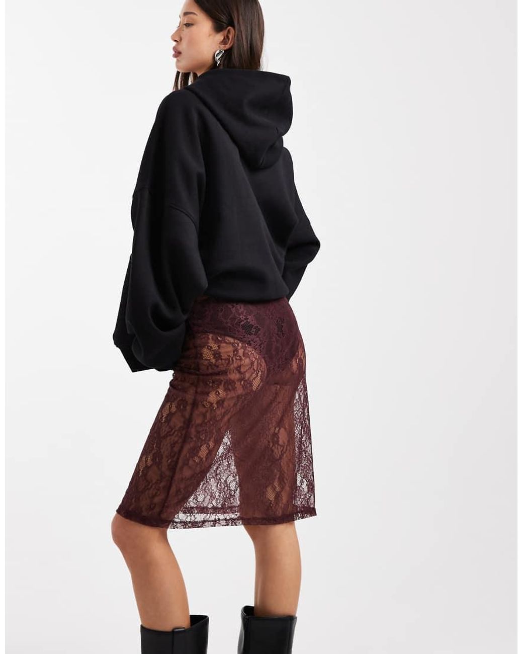 Gonna Midi di ASOS in Black
