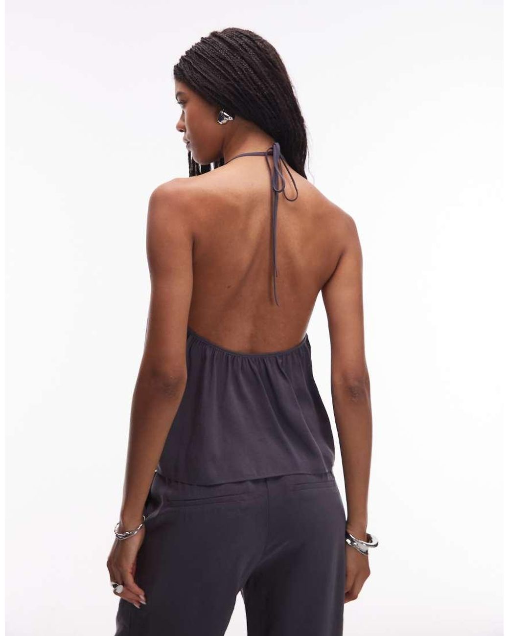 ASOS Purple Modal Halter Top