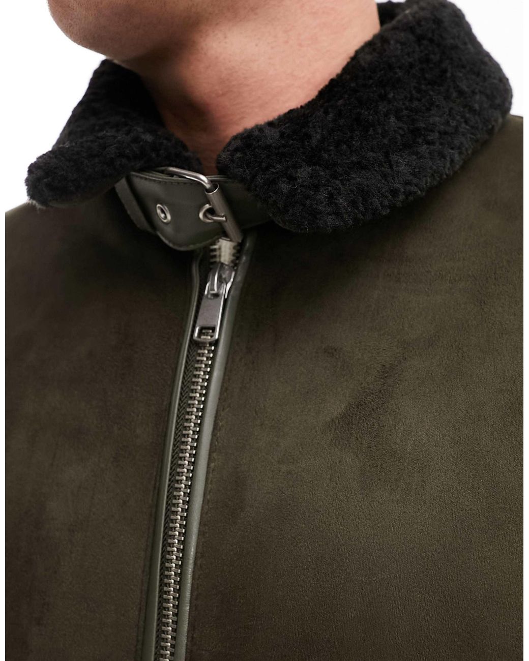 Shearling Jacket River Island Fleece Jacket River Island Shearling