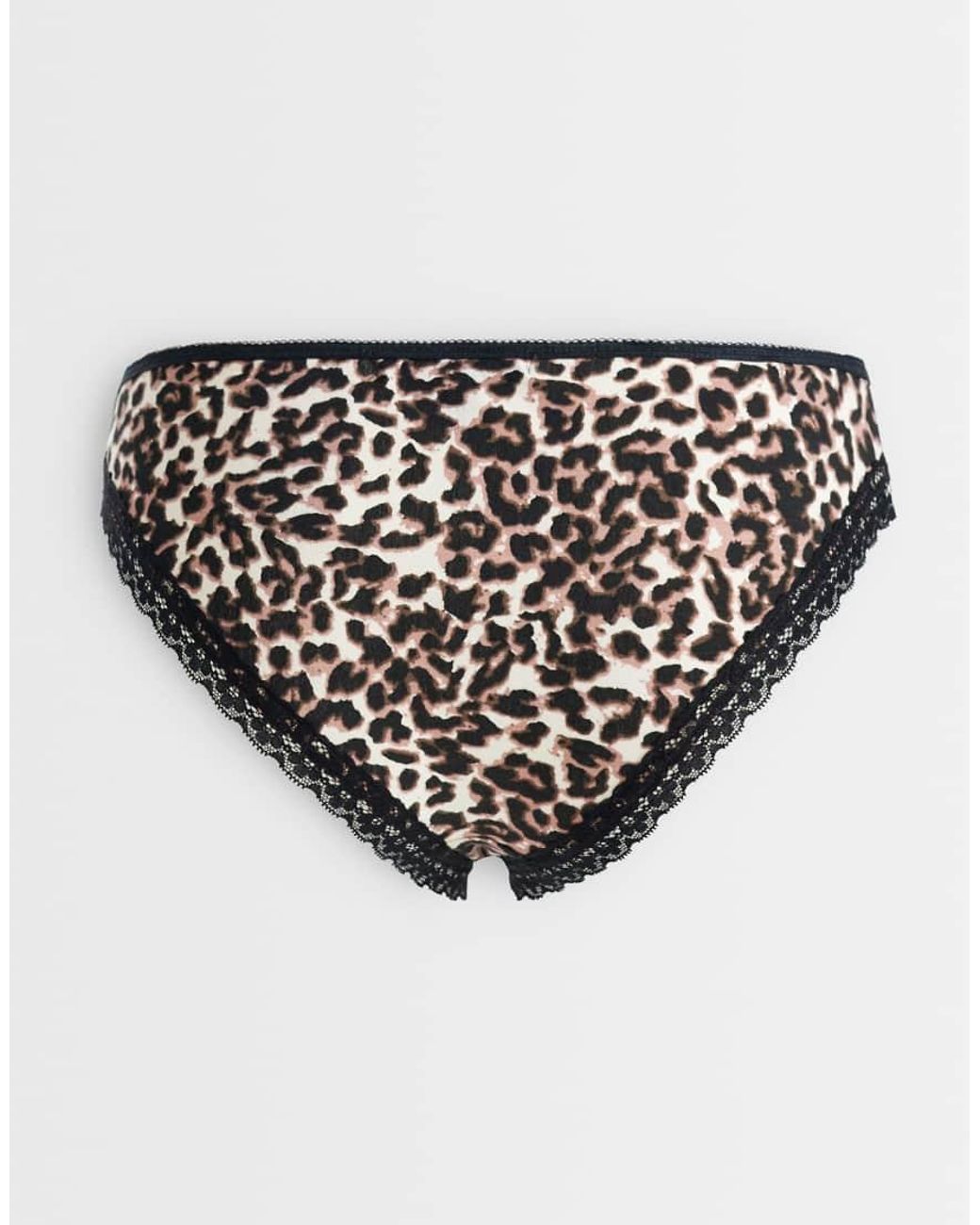 Wednesday's Girl Natural 3 Pack Lace Edge Knicker Set