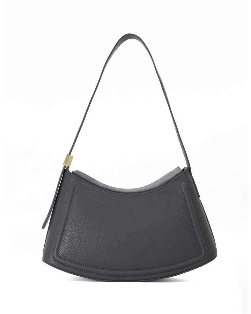 Dune Gray Dependent Shoulder Bag