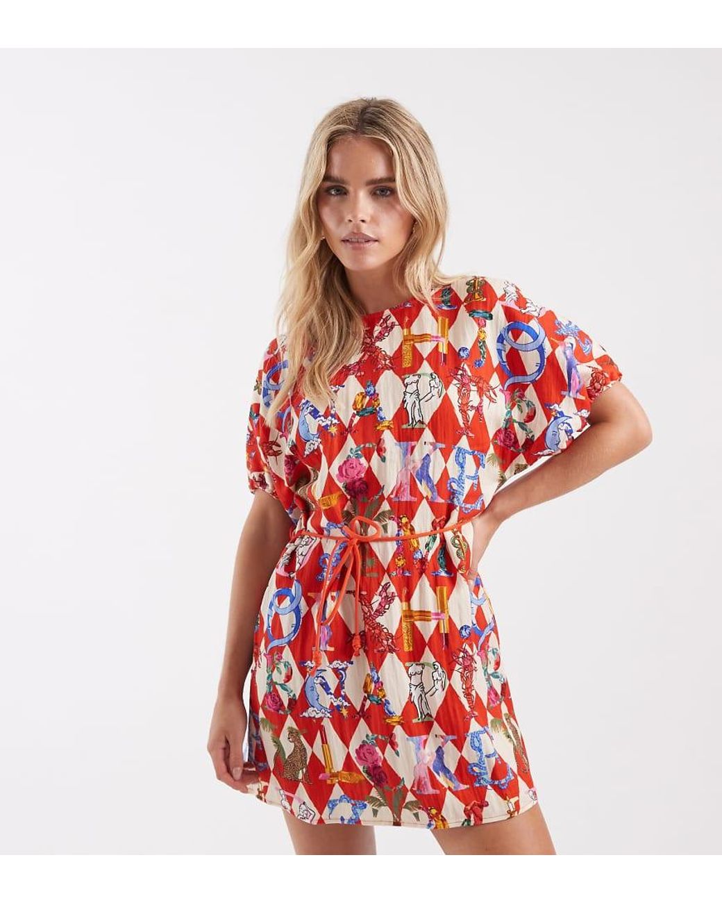 Never Fully Dressed Red Simmi Mini Dress