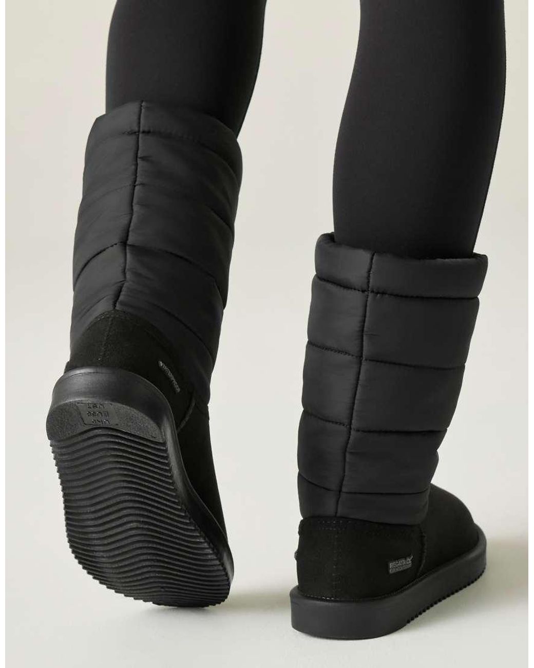 Regatta Black Waterproof Risley Baffle Mid Boots