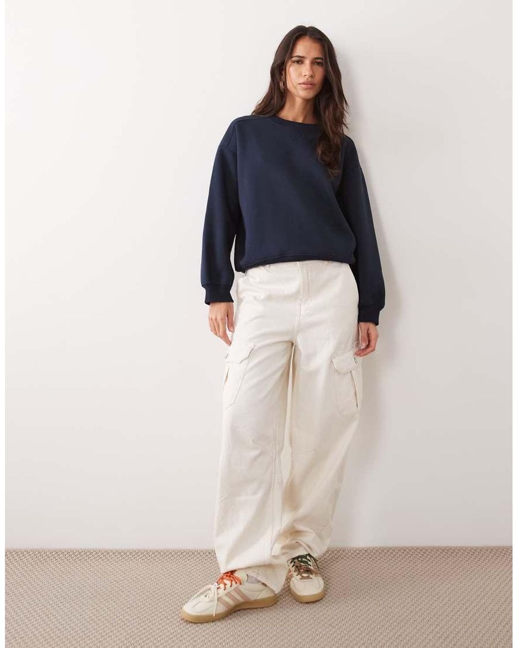 ASOS Blue Crew Neck Sweatshirt