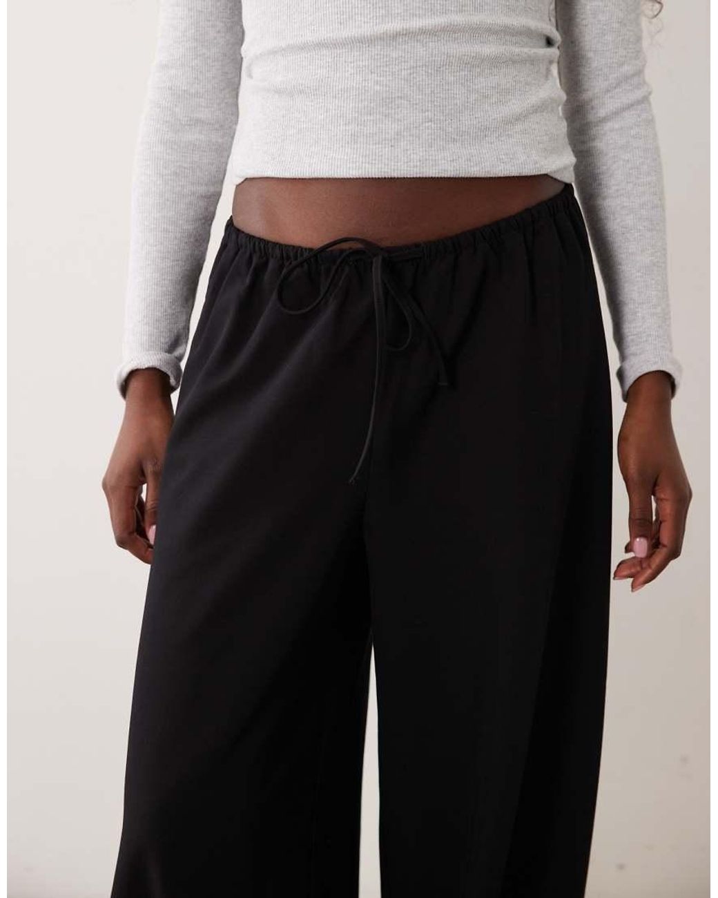 Cotton On Black Willow Balloon Suiting Pant