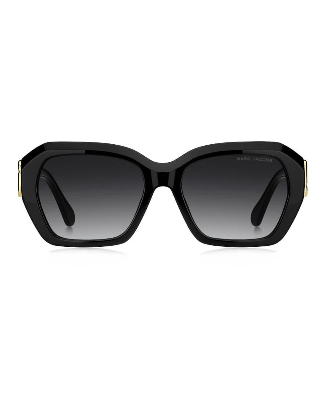 Marc Jacobs Brown Marc Jac Sun Rectangular Sunglasses With Gradient Lenses