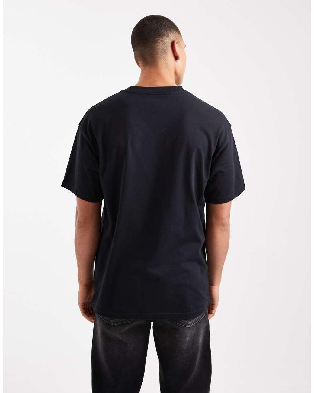 Nike Black Swoosh Graphic T-shirt for men