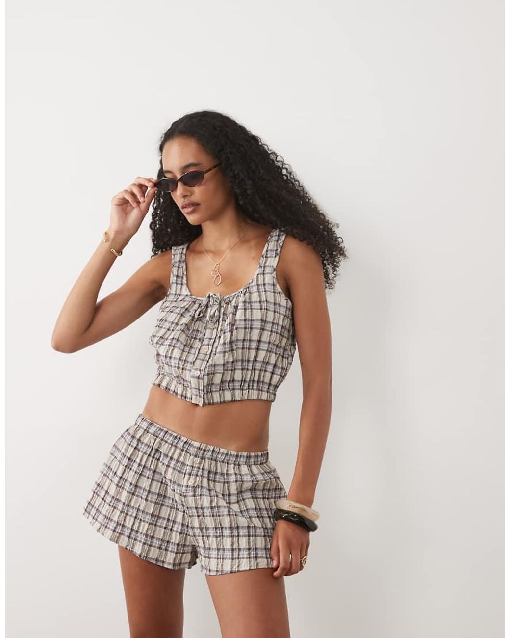 ASOS Natural Micro Boxer Short