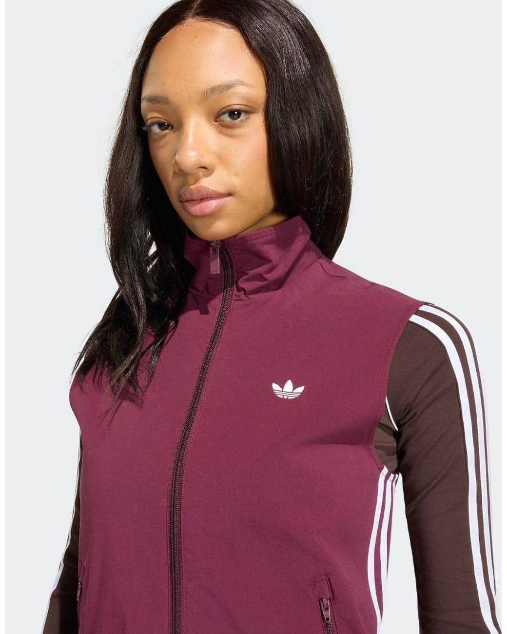 Adidas Originals Purple Adilenium 5.0 Sleeveless Track Top