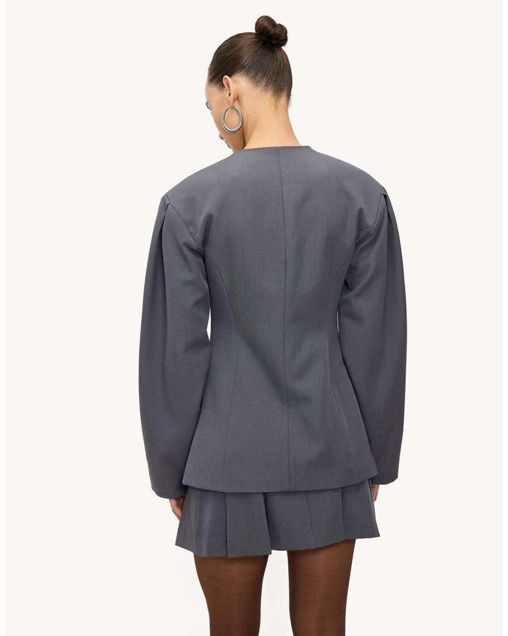 Loavies Blue Golden Winter Light Blazer