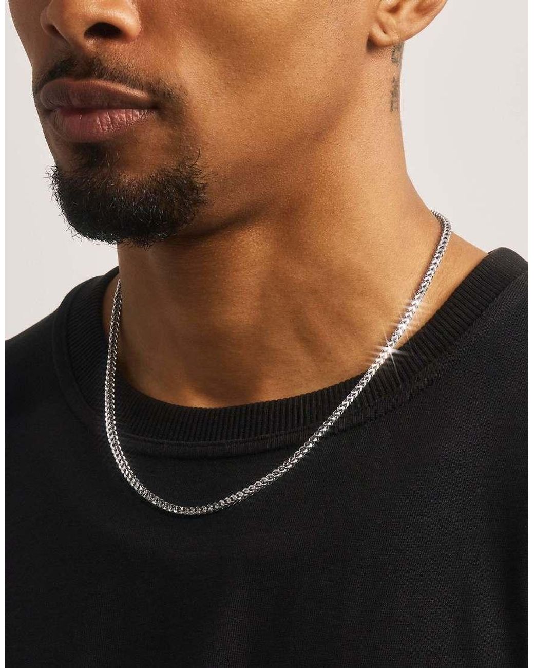 CERNUCCI White 3Mm Franco Chain for men
