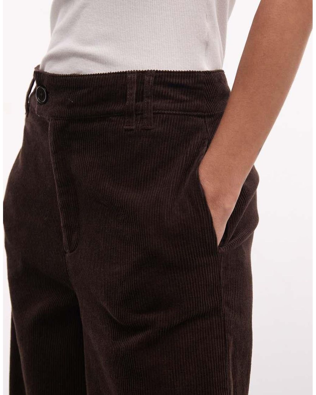 ASOS Brown Straight Leg Pants