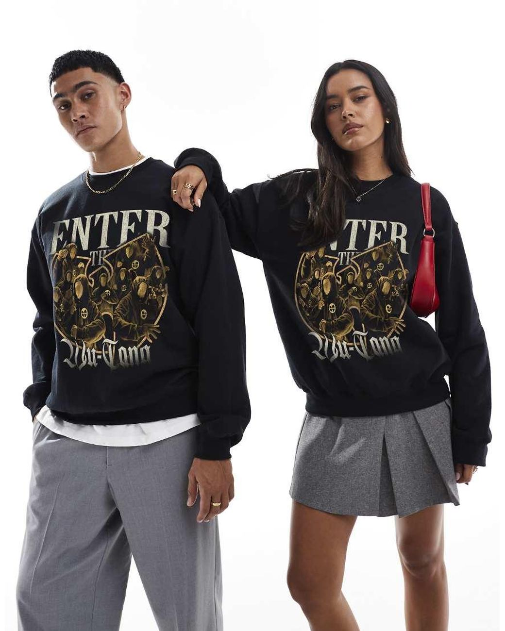 PRNT Black X Wu-Tang Clan Enter The Wu Relaxed Fit Sweatshirt