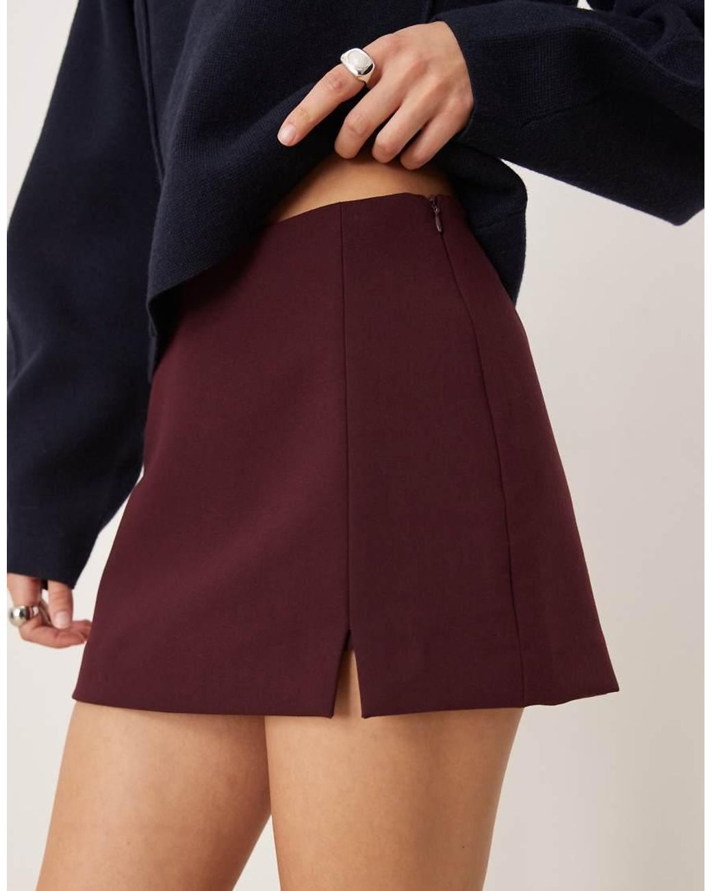 ASOS Blue Pelmet Mini Skort