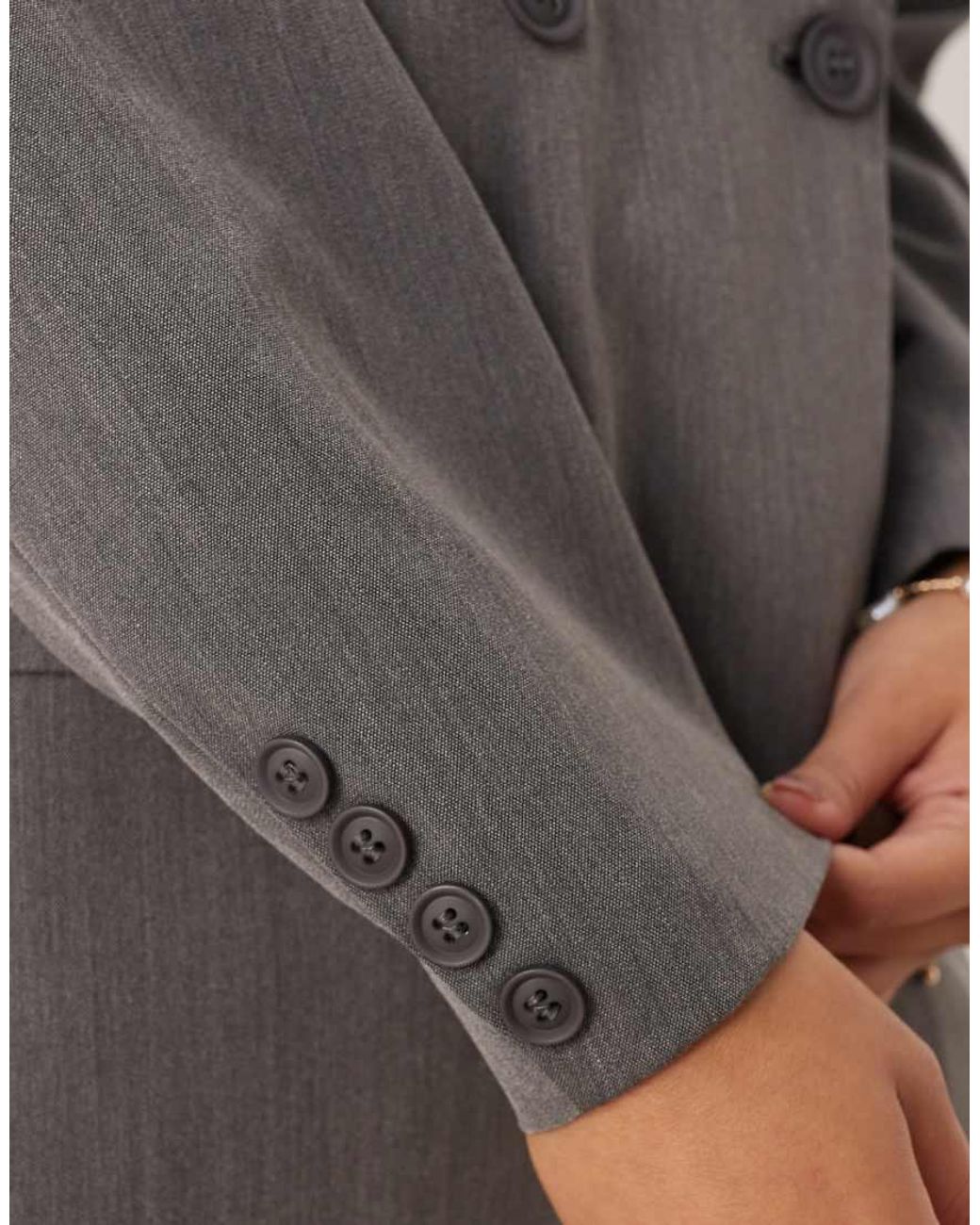 Brave Soul Gray Structured Blazer
