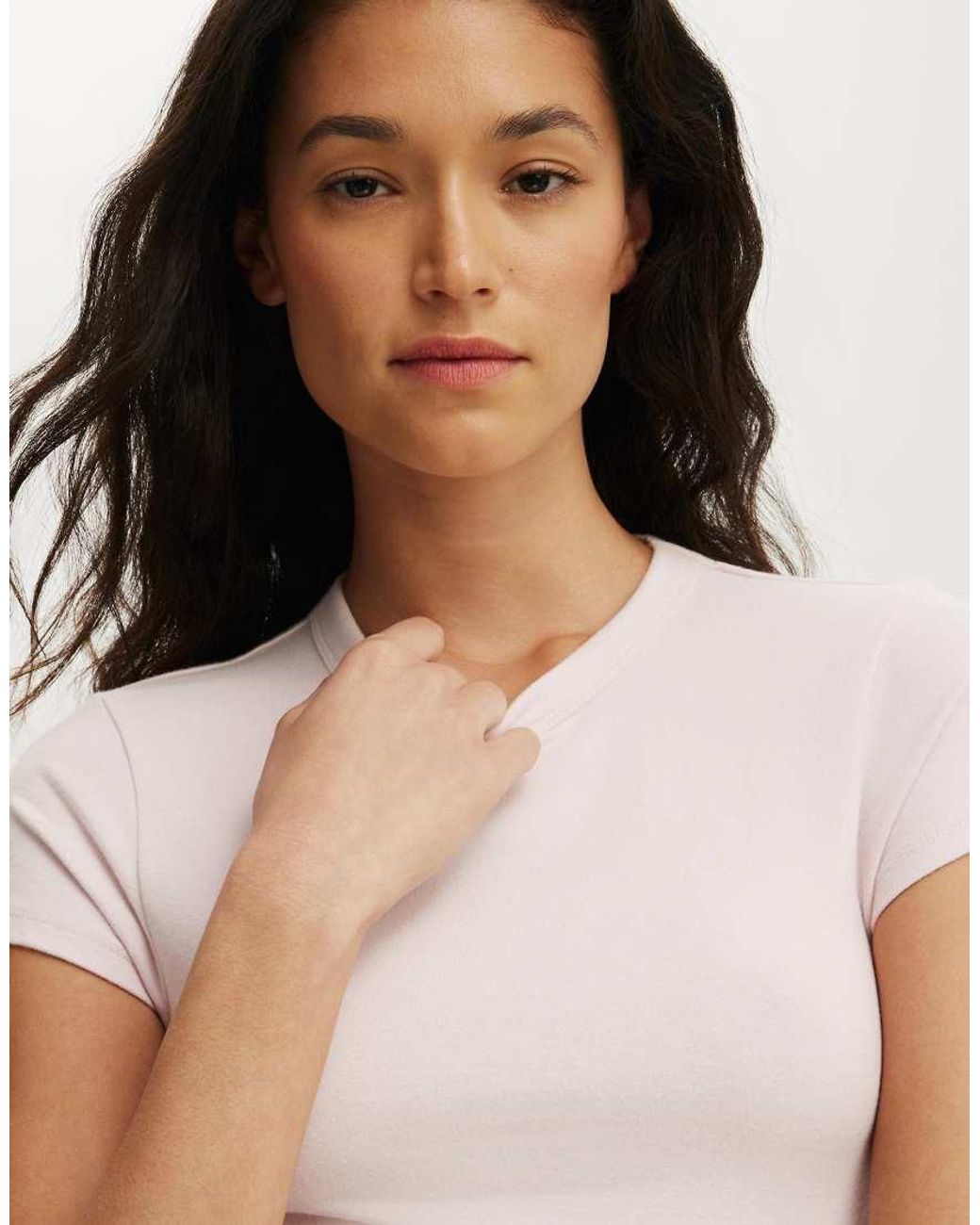 Cotton On White Dreamy Soft Baby Tee
