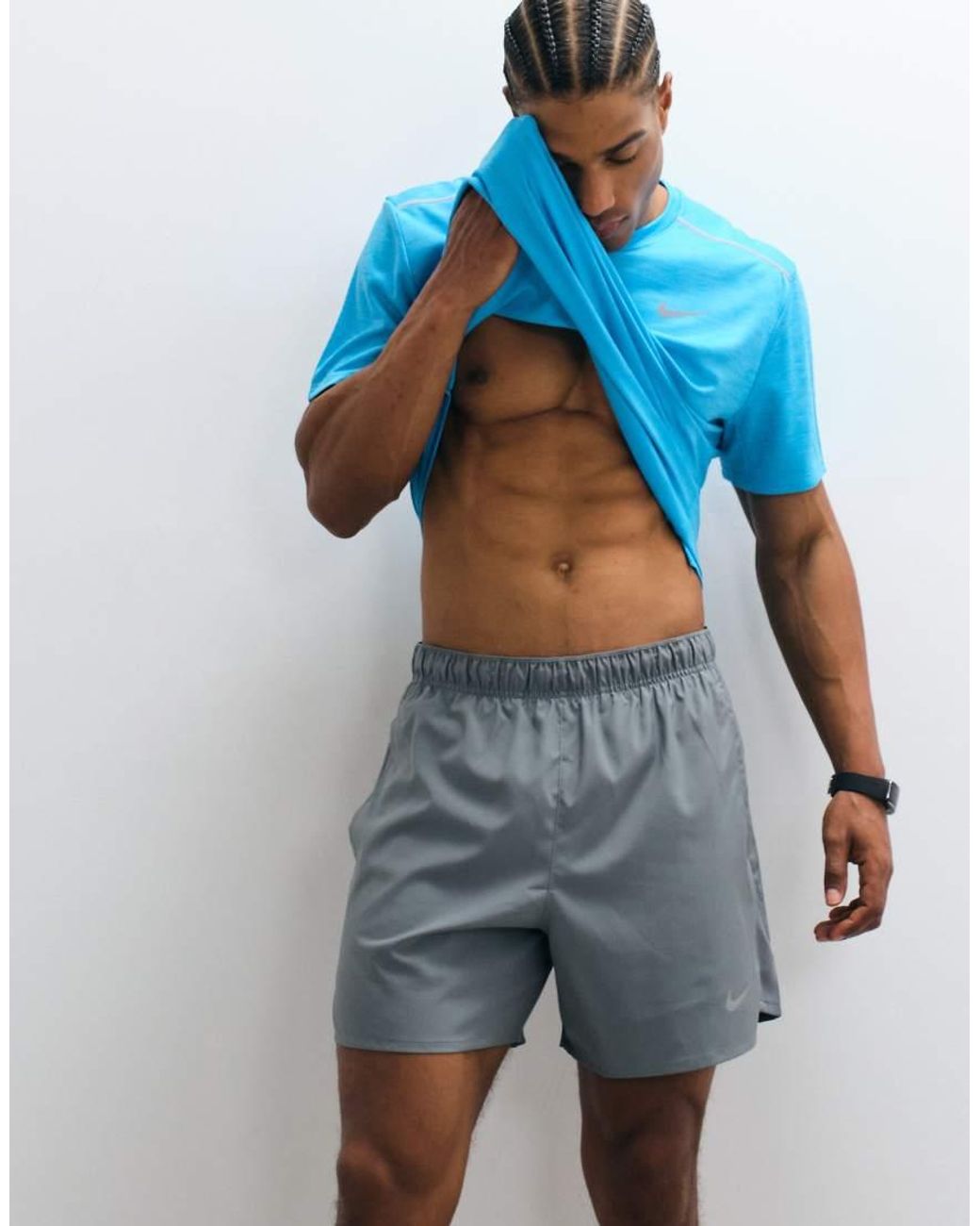 Nike White Dri-fit Challenger 5bf Shorts for men