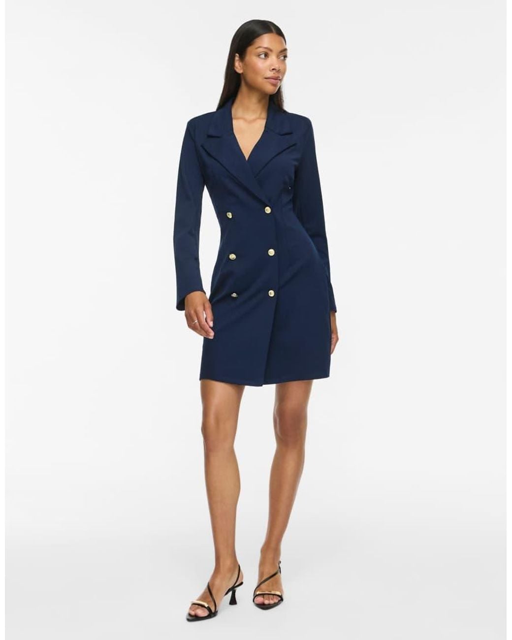 Vila Blue Blazer Dress