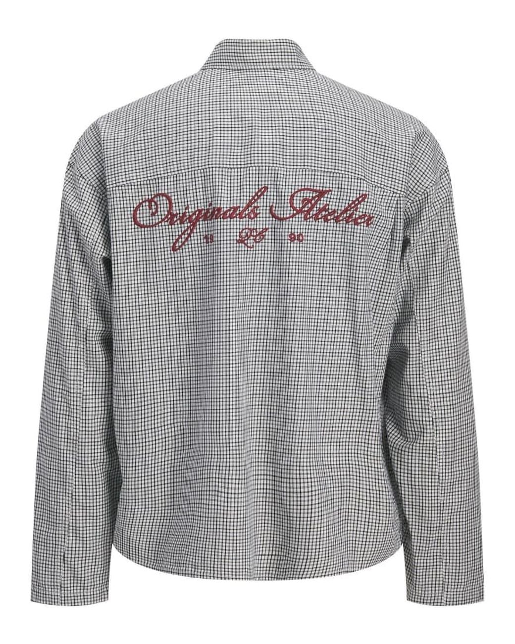 Jack & Jones Gray Checked Shirt for men