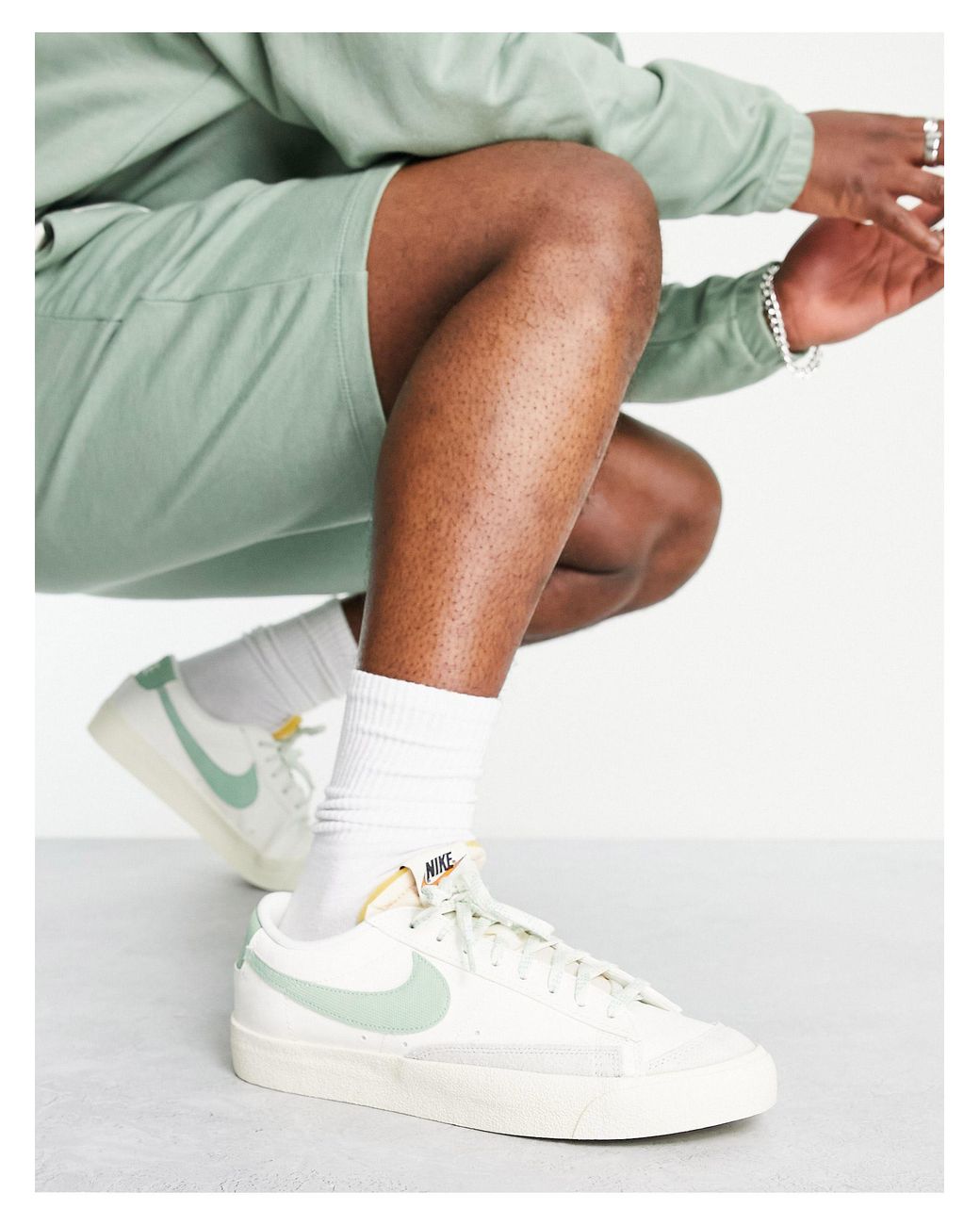 Blazer 77 premium - baskets basses vintage - voile et vert émeraude Nike  pour homme | Lyst