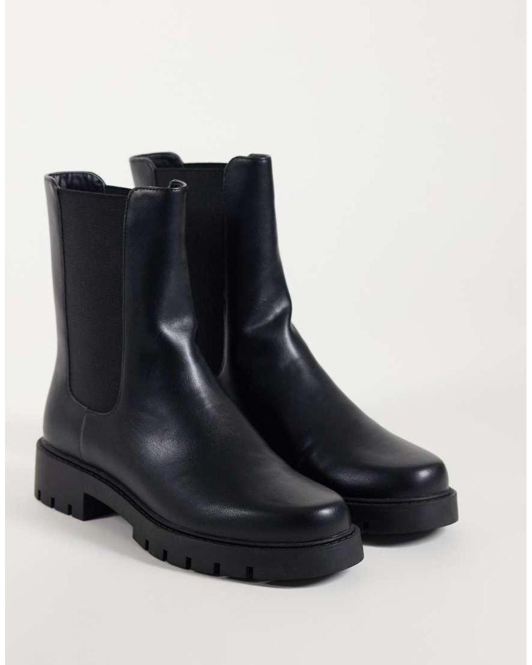 Mango Black Teen Sleek Chelsea Boot