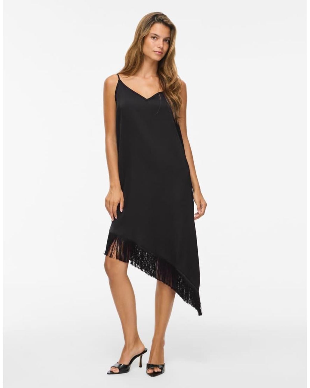 Vila Black Slip Dress