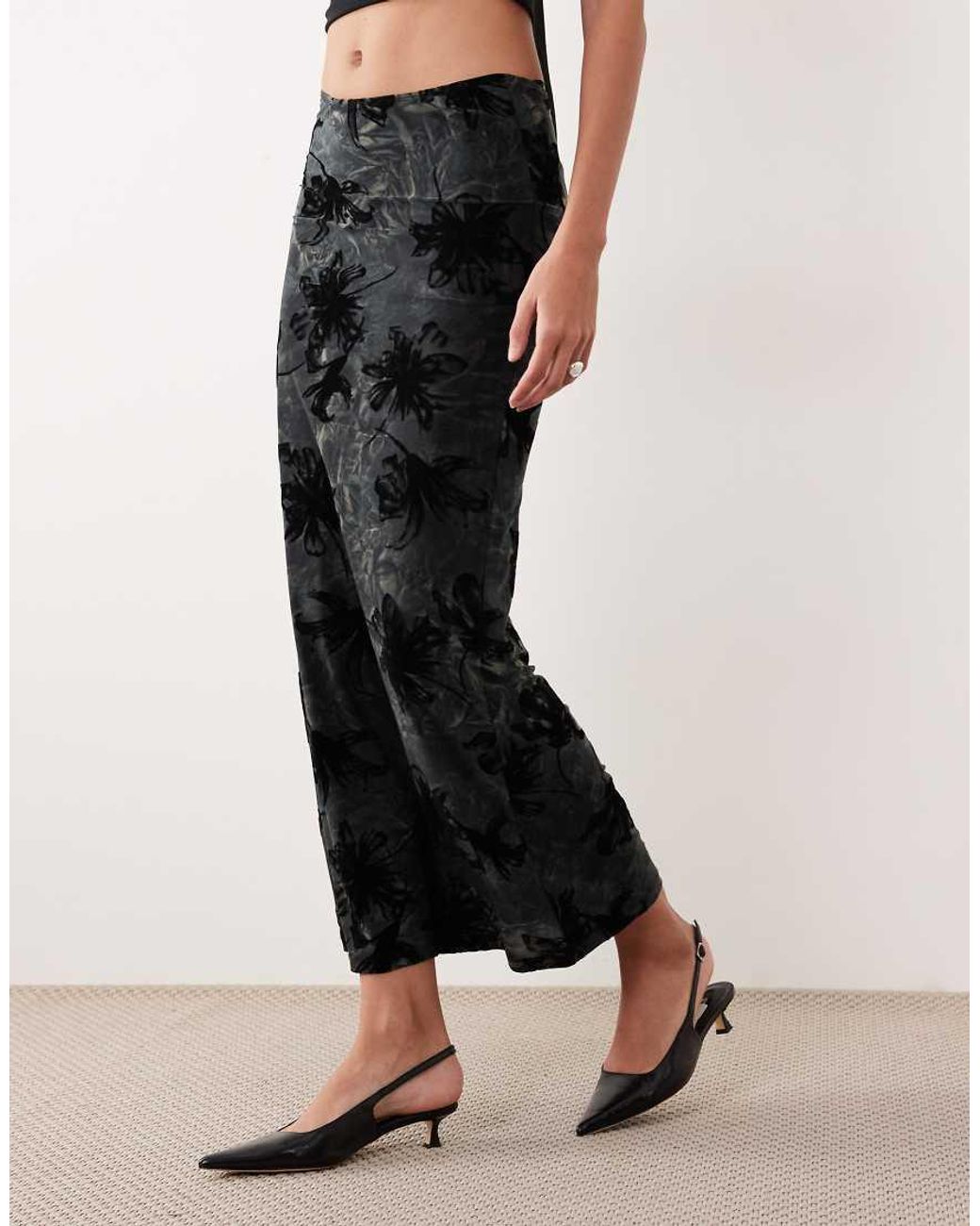 Motel Gray Alfreda Midaxi Skirt