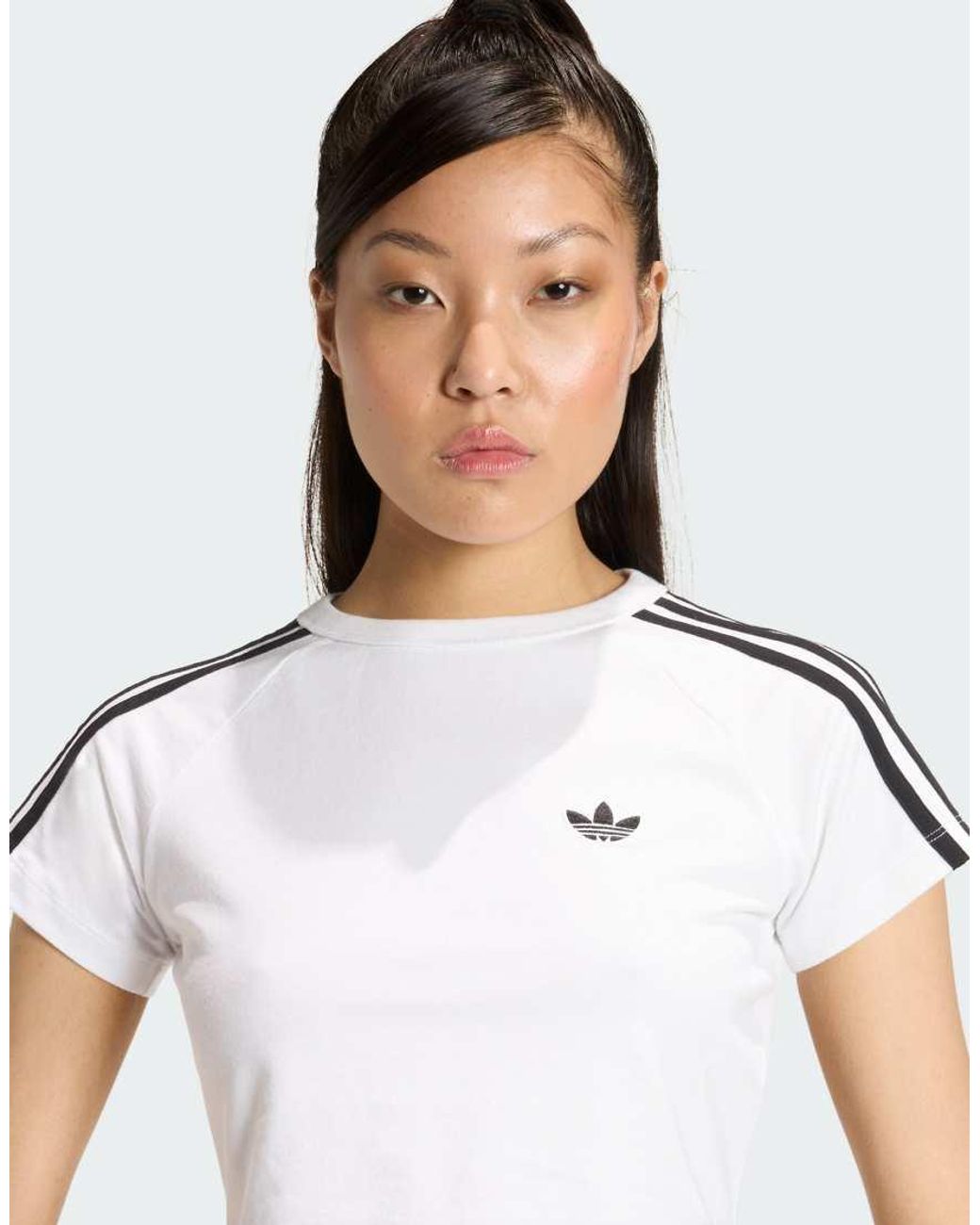 Adidas Originals Blue Sst Baby Tee