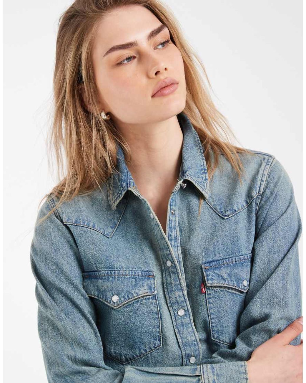 Camicia Western di Levi's in Blue