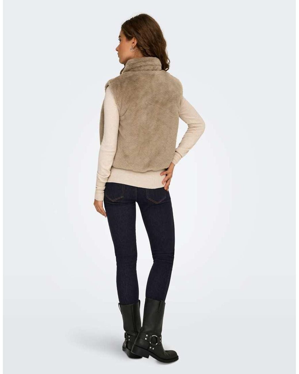 ONLY Natural Dana Water-resistant High Neck Gilet