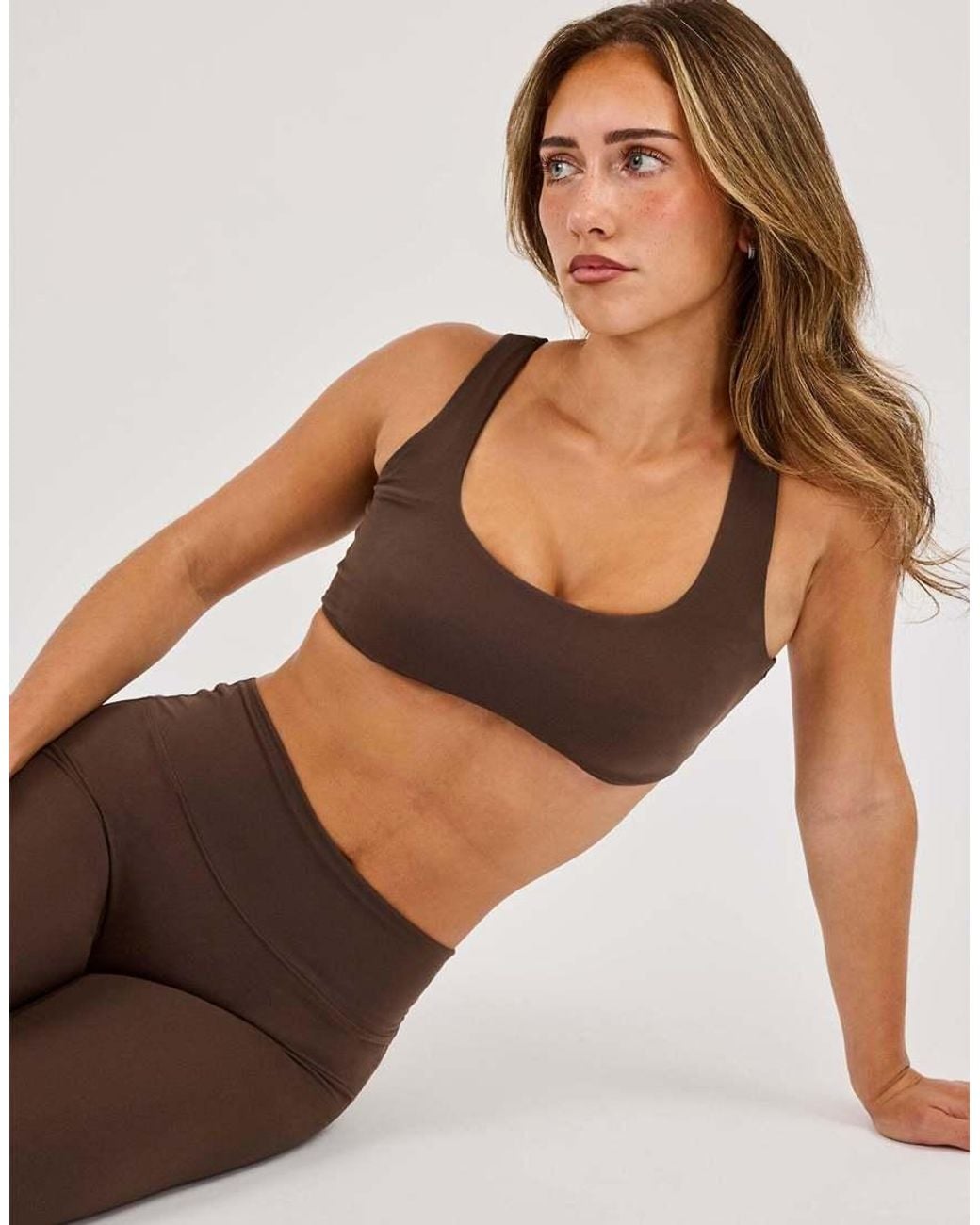 CERNUCCI Brown Classic Scoop Neck Bralet