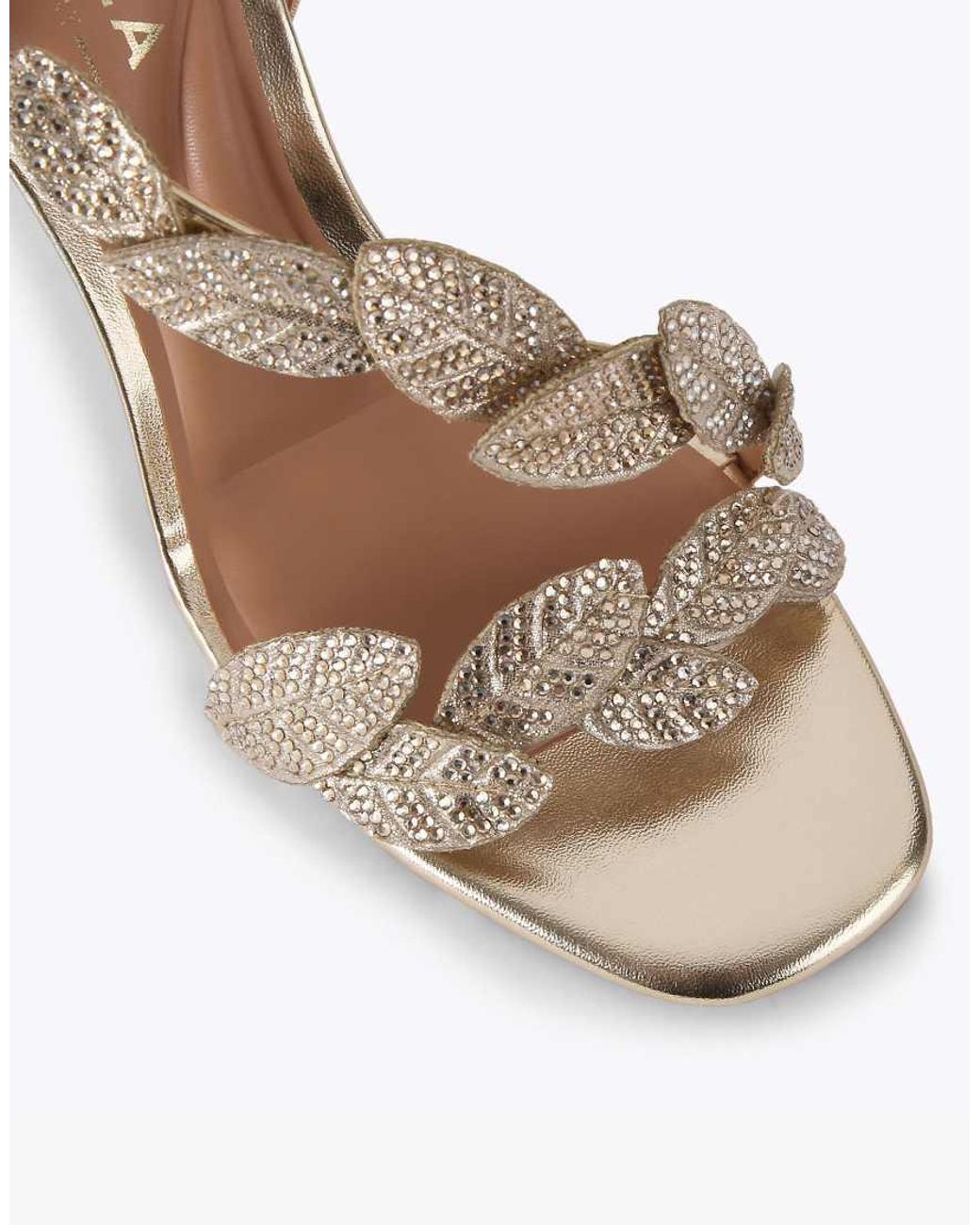 Carvela Kurt Geiger White Eleganza Heel Heeled Sandals
