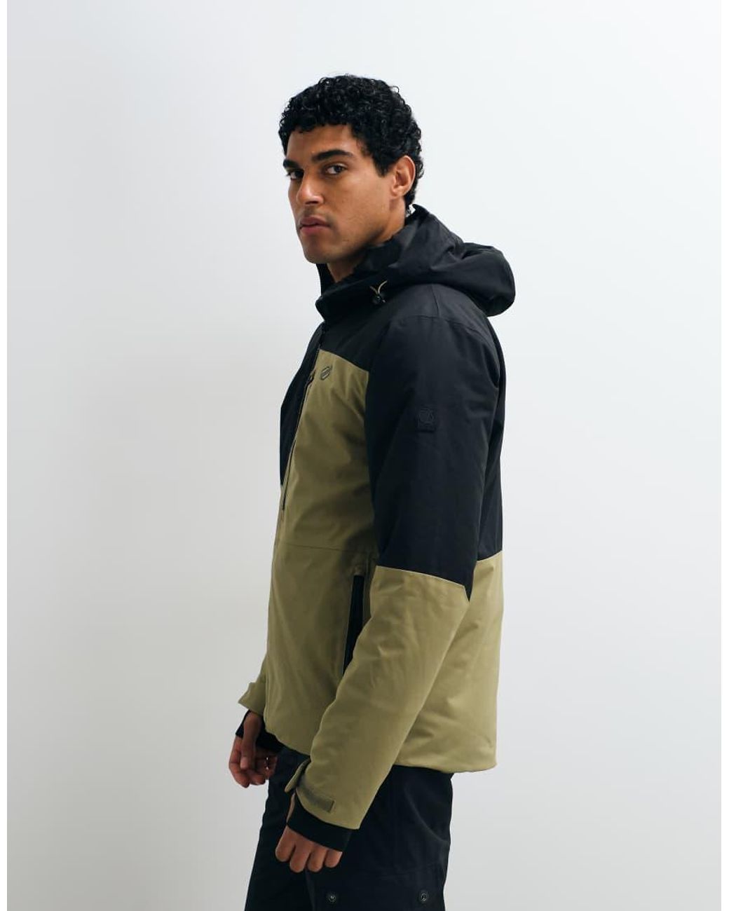 Dare 2b Green Waterproof Halfpipe Iv Insulated Jacket for men