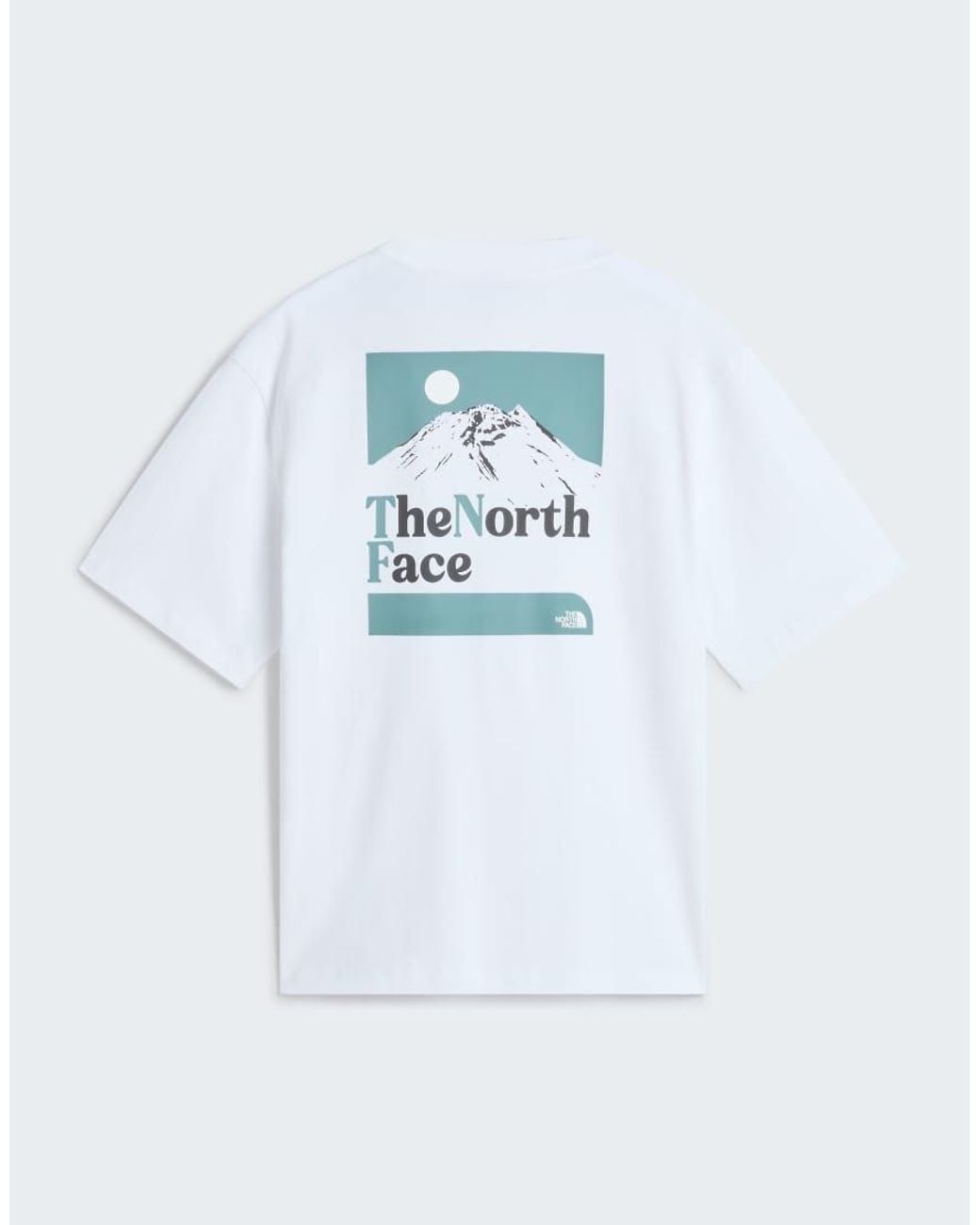 The North Face White M The Right Side Oversized Ss Tee for men