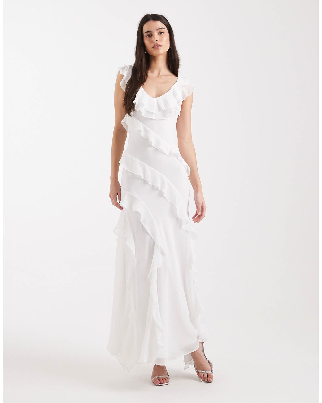 Robe Forever New en coloris White