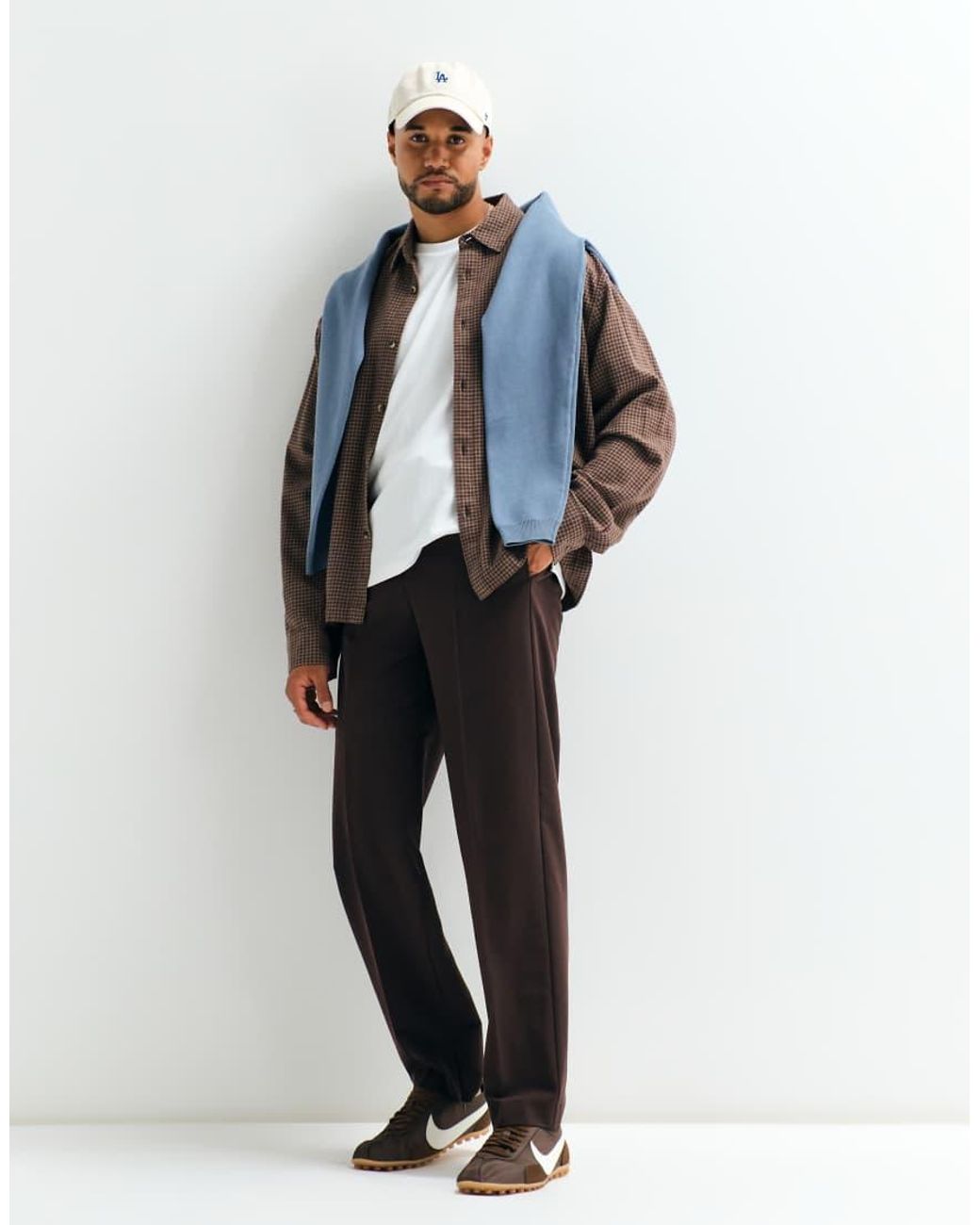 ASOS Asos Adaptive Nette Tapered Broek in het Blue voor heren