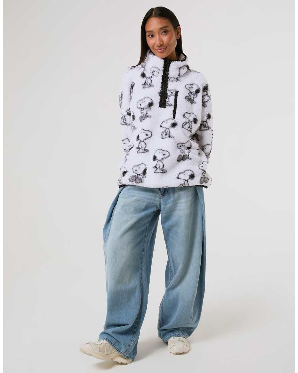 Skinnydip London White Peanuts X Snoopy Repeat Jacket