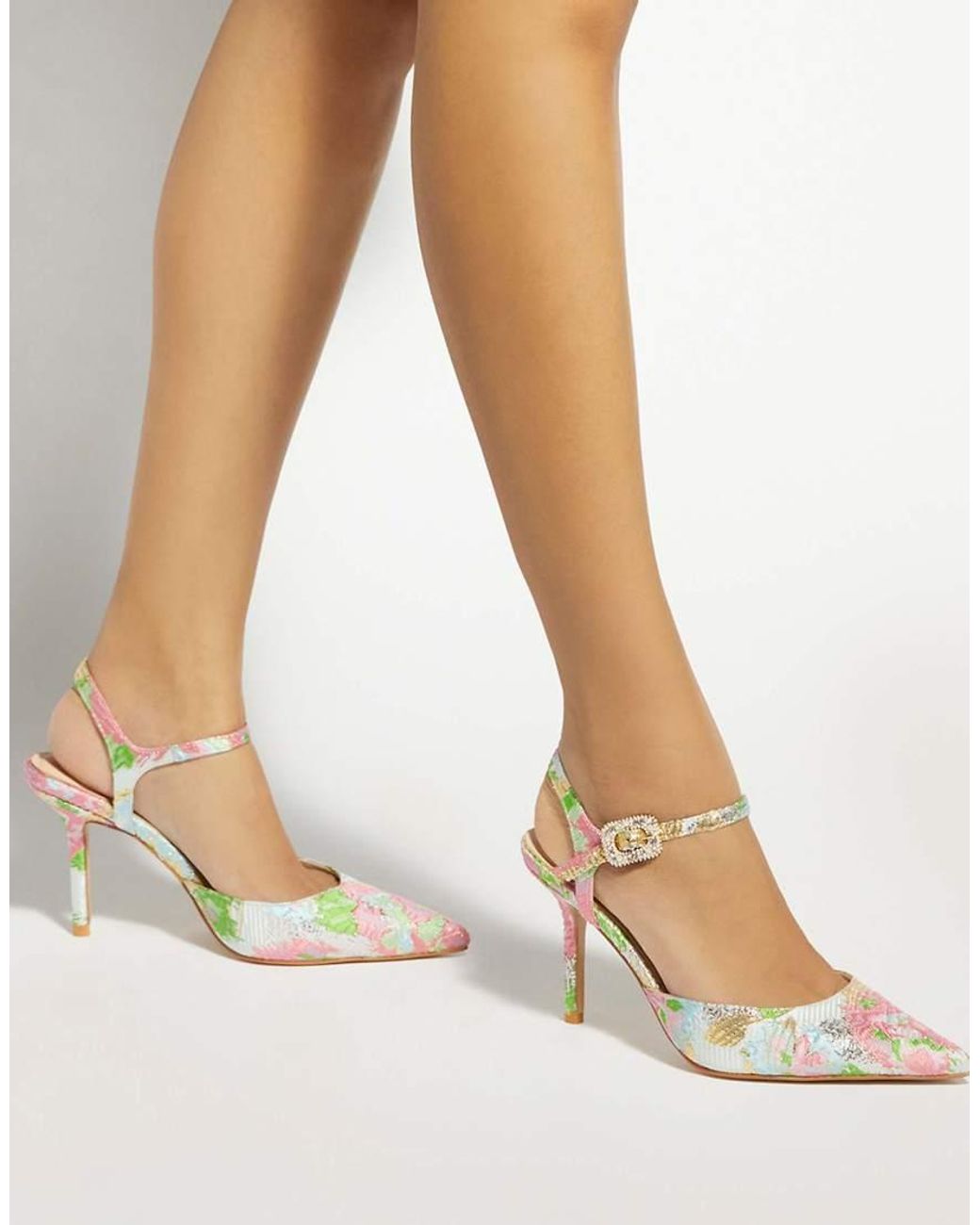 Dune Metallic Channel Court Shoes
