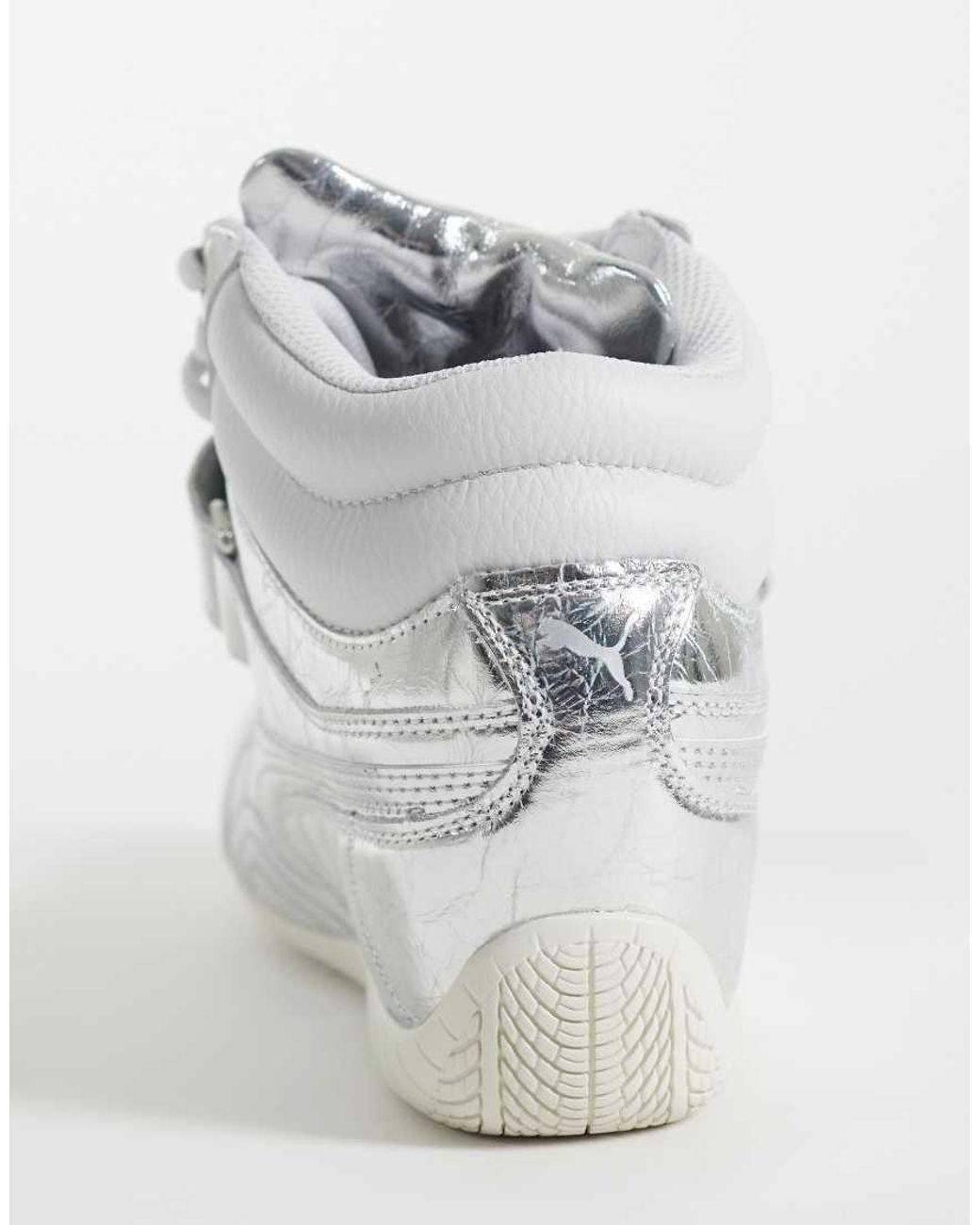 PUMA White Speedcat Wedge Trainers